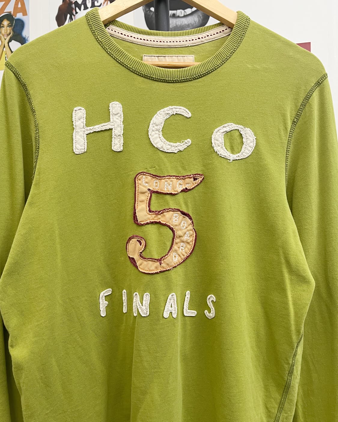 홀리스터 00s 말차 컬러 롱슬리브 티셔츠 상품이미지6