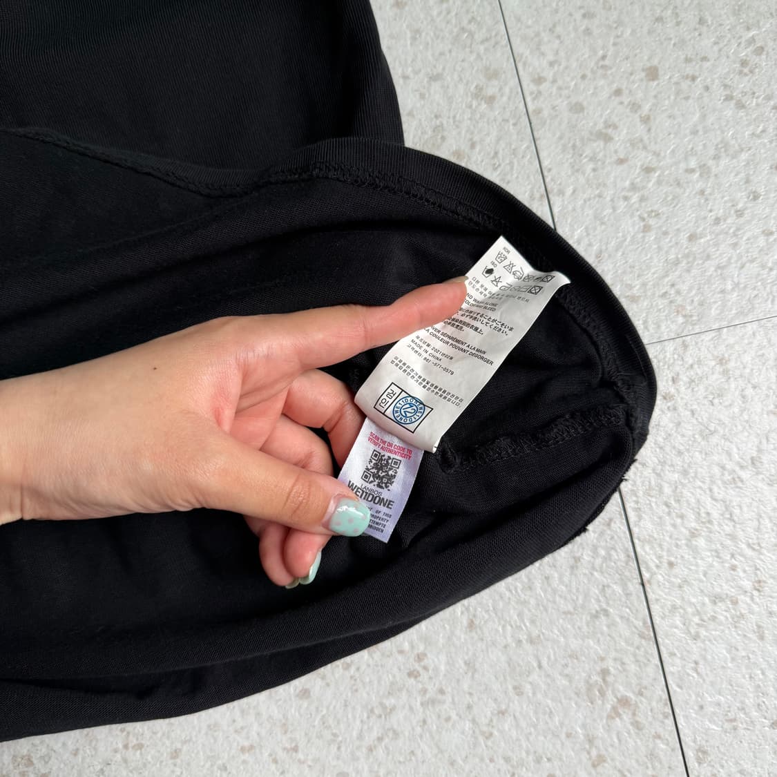 웰던 패치 오버핏 반팔 상품이미지3