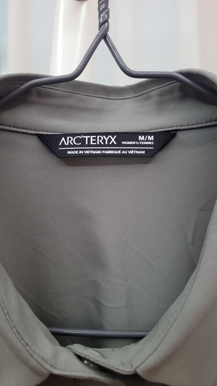 아크테릭스 여성 셔츠 바욱스LS, m사이즈, 카키 상품이미지3