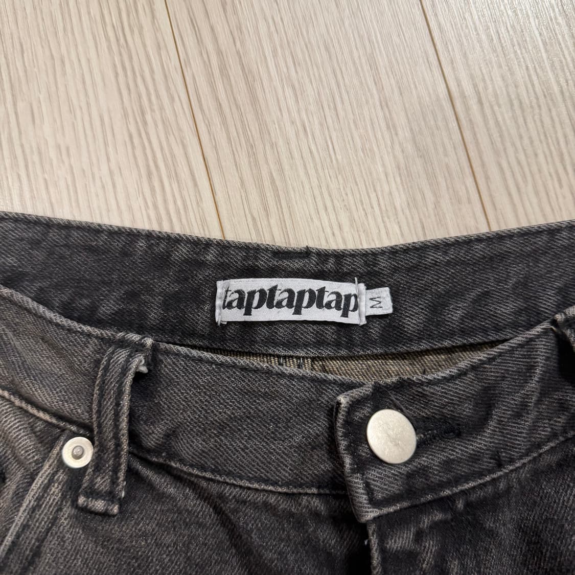 TAPTAPTAP 와이드 워싱 진 상품이미지3