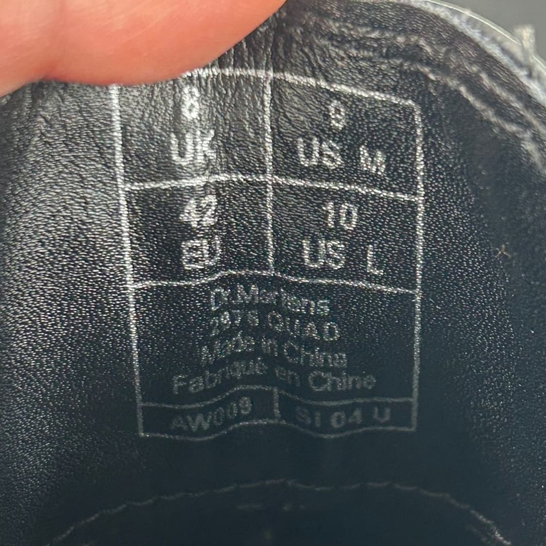 닥터마틴 2976 쿼드 첼시 부츠 블랙 UK8 상품이미지6