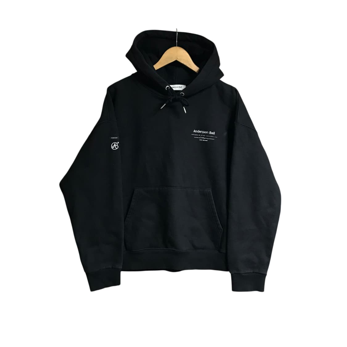 앤더슨벨 시그니처 빅로고 후드티 상품이미지2