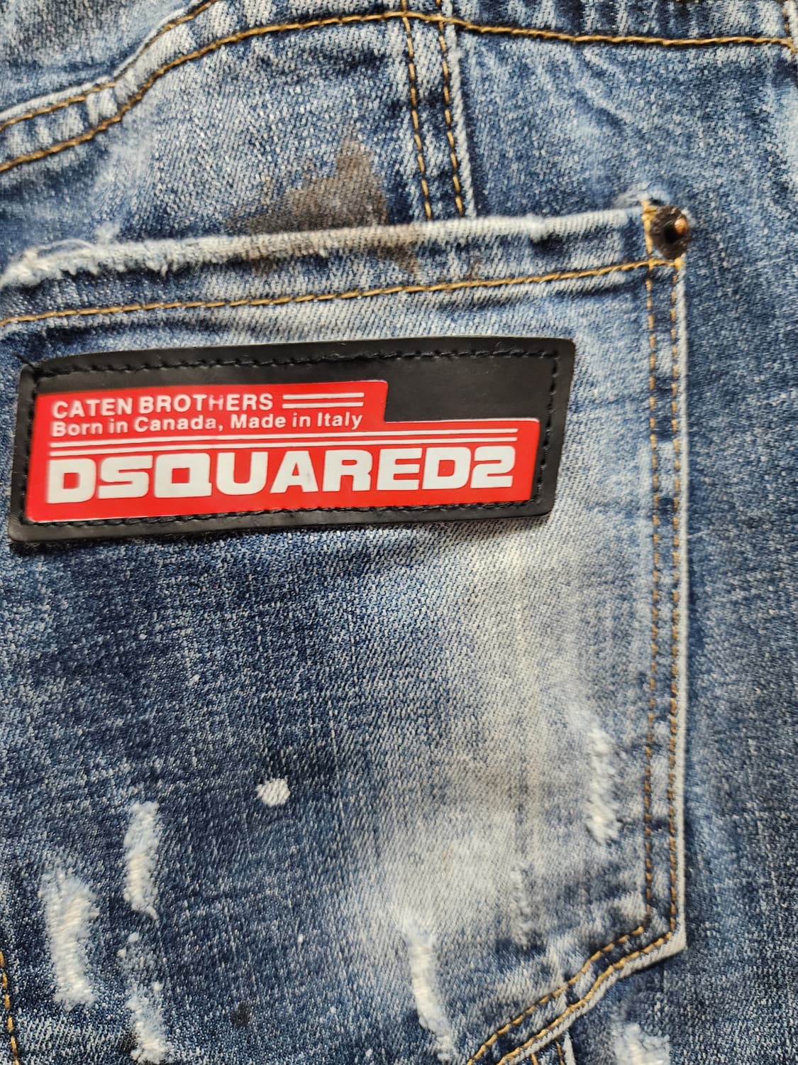 디스퀘어드2 빅로고 데님 청바지 상품이미지5