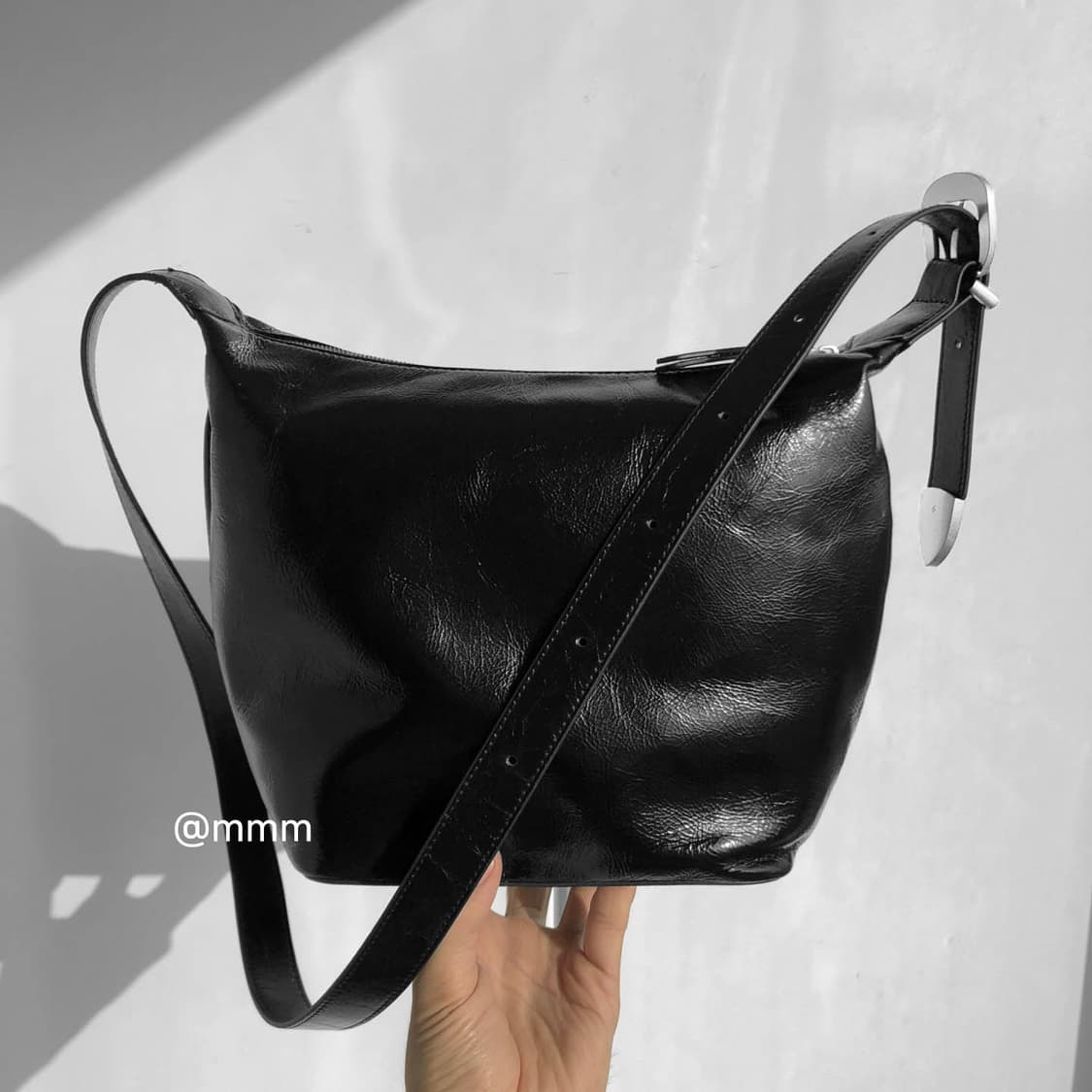 [Unisex]벨트 크로스백 소가죽 상품이미지7