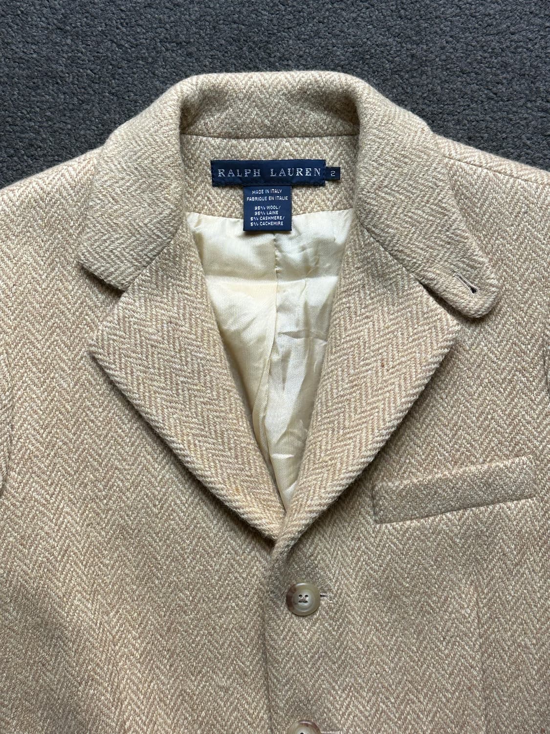 랄프로렌 헤링본 여성 블레이저 S 상품이미지5