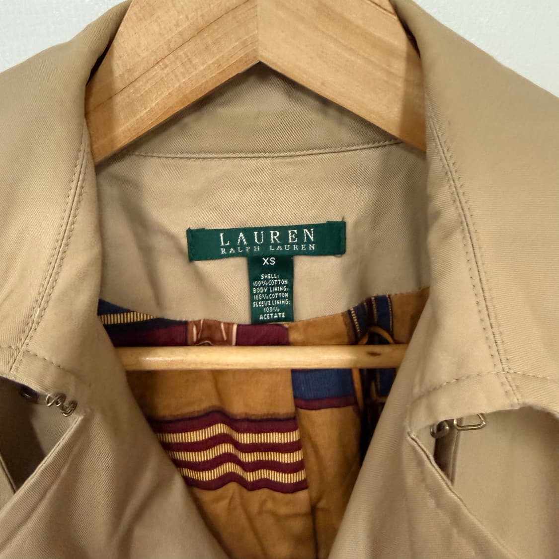 랄프로렌 트렌치코트자켓XS 상품이미지3