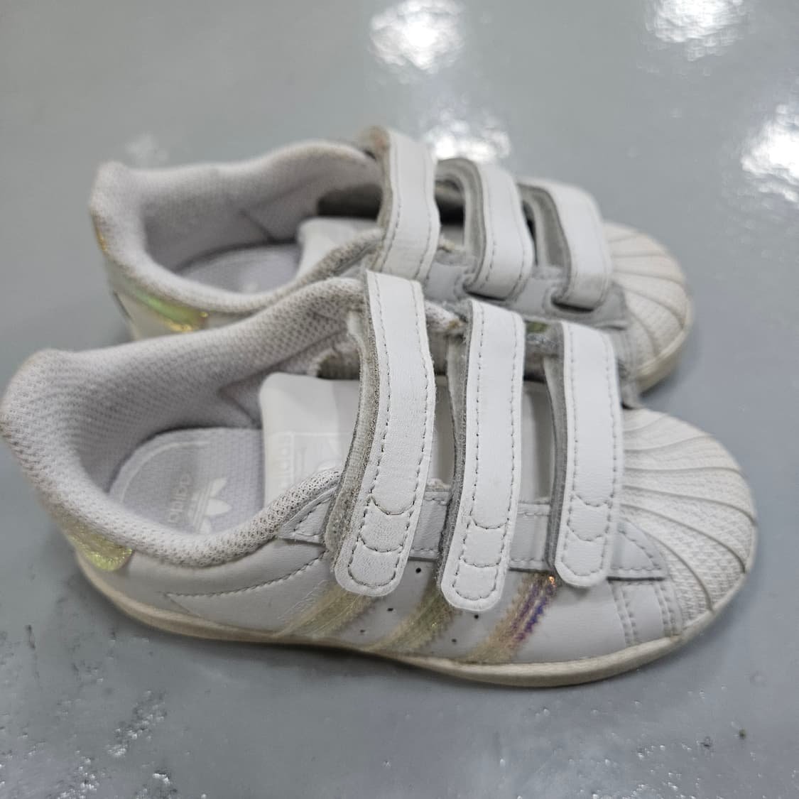 150 아디다스 키즈 슈퍼스타 운동화 0406Y 상품이미지4