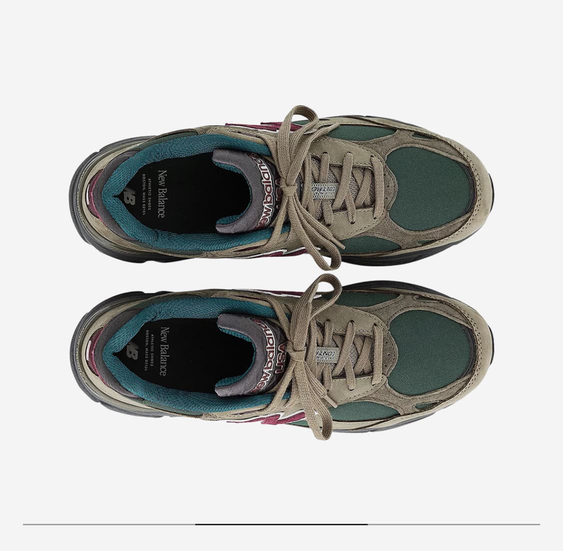 뉴발란스 990v3 메이드 인 USA 그린 퍼플 상품이미지3