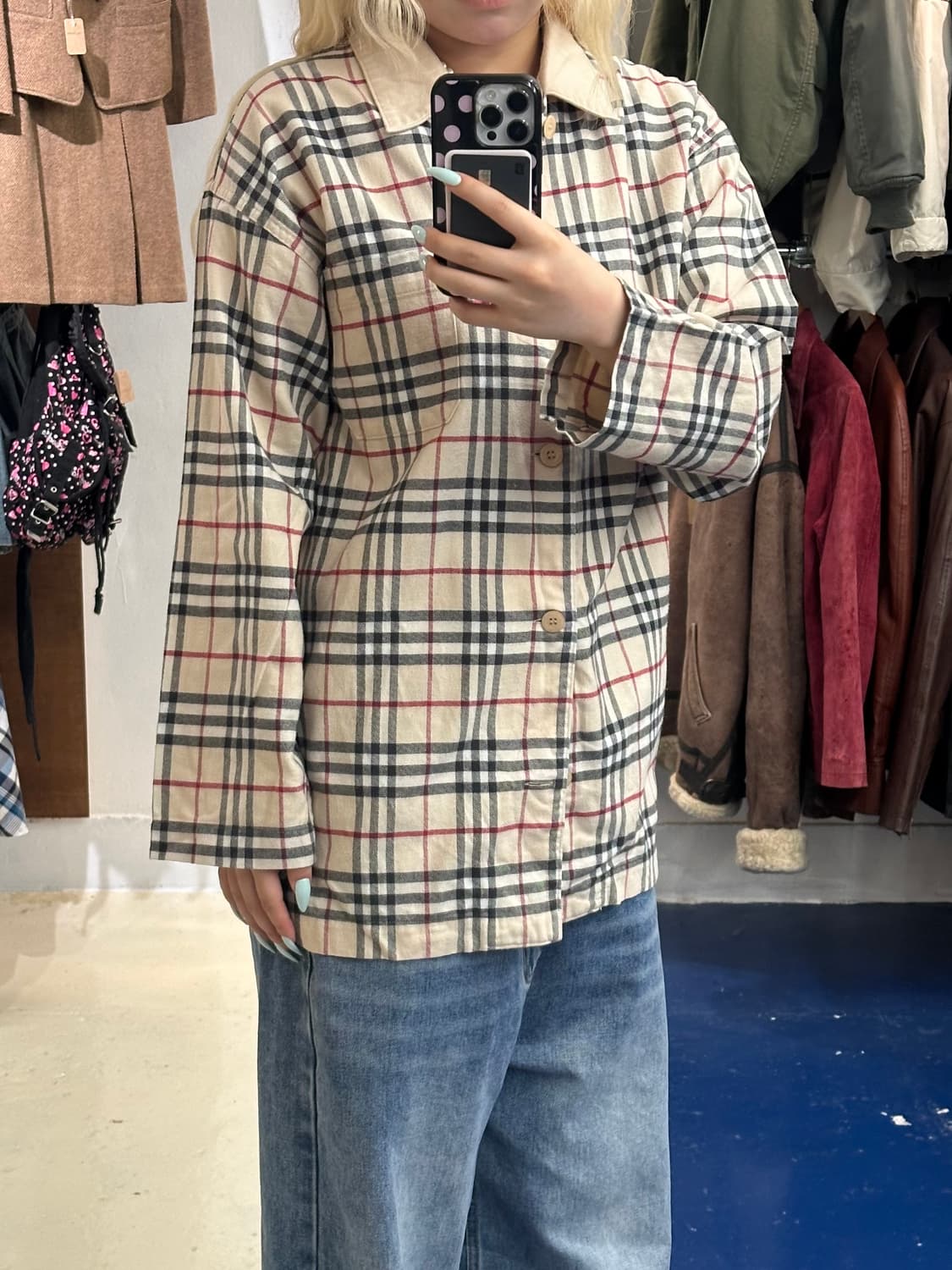 Burberry 버버리 체크 반팔셔츠 상품이미지2