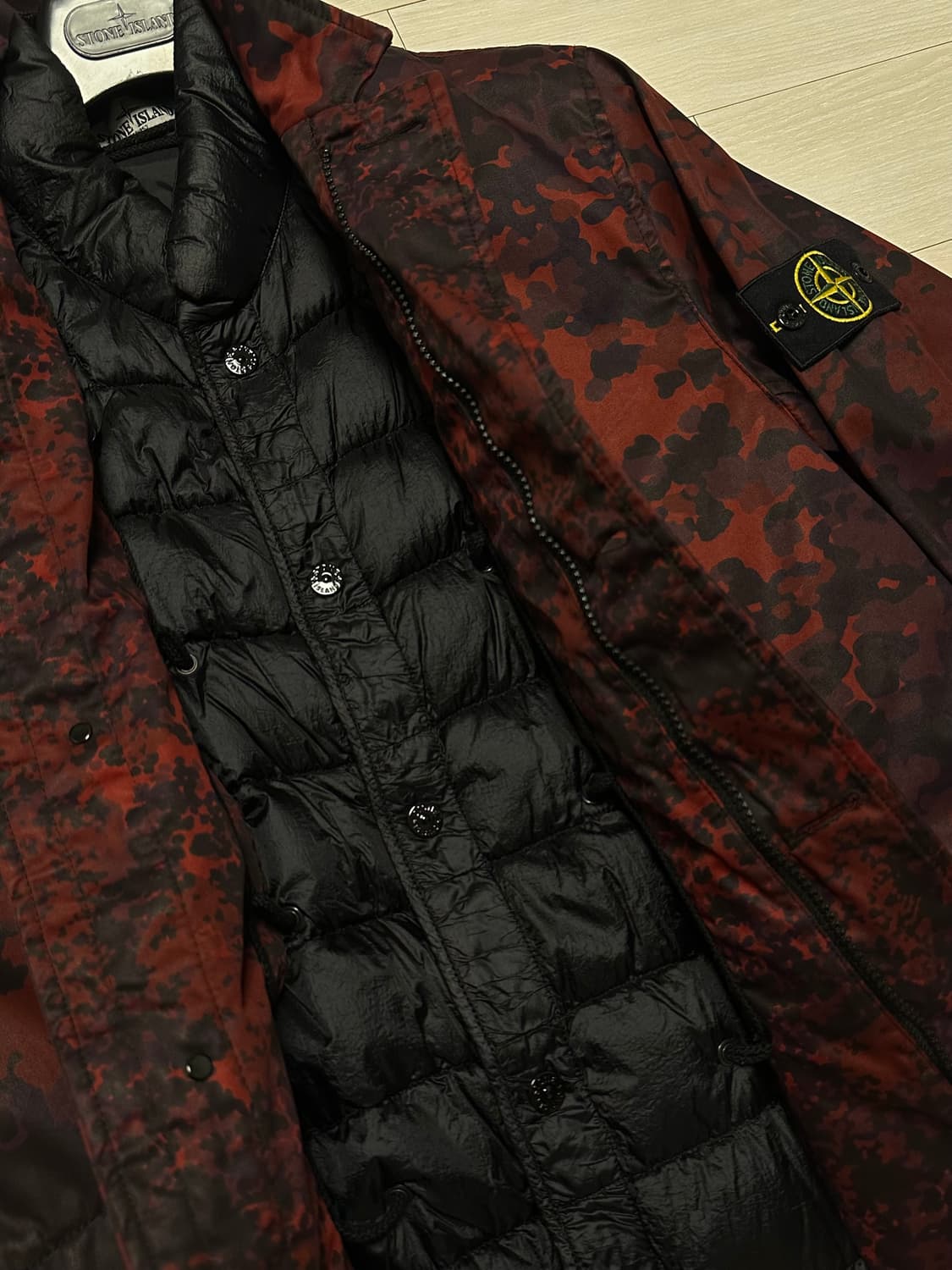 스톤아일랜드 라소고마토 카모 ovd 점퍼 L(105) 국내판 상품이미지6