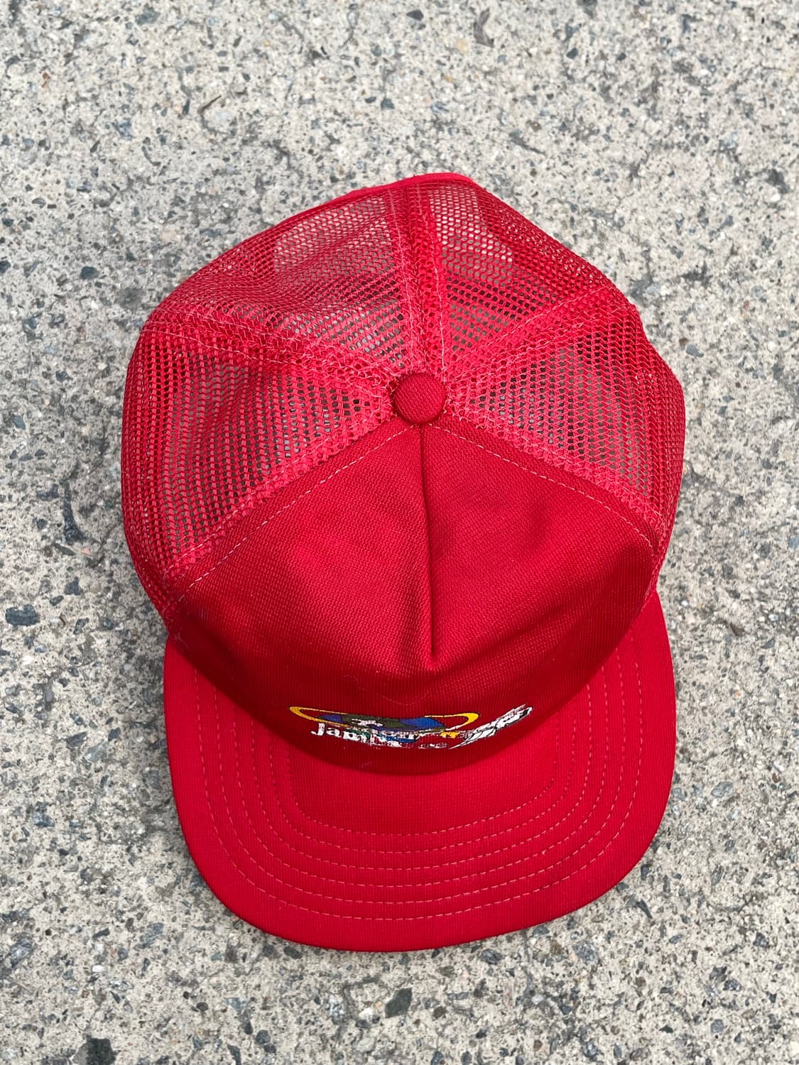 빈티지 레드 트러커햇 매쉬캡 상품이미지3
