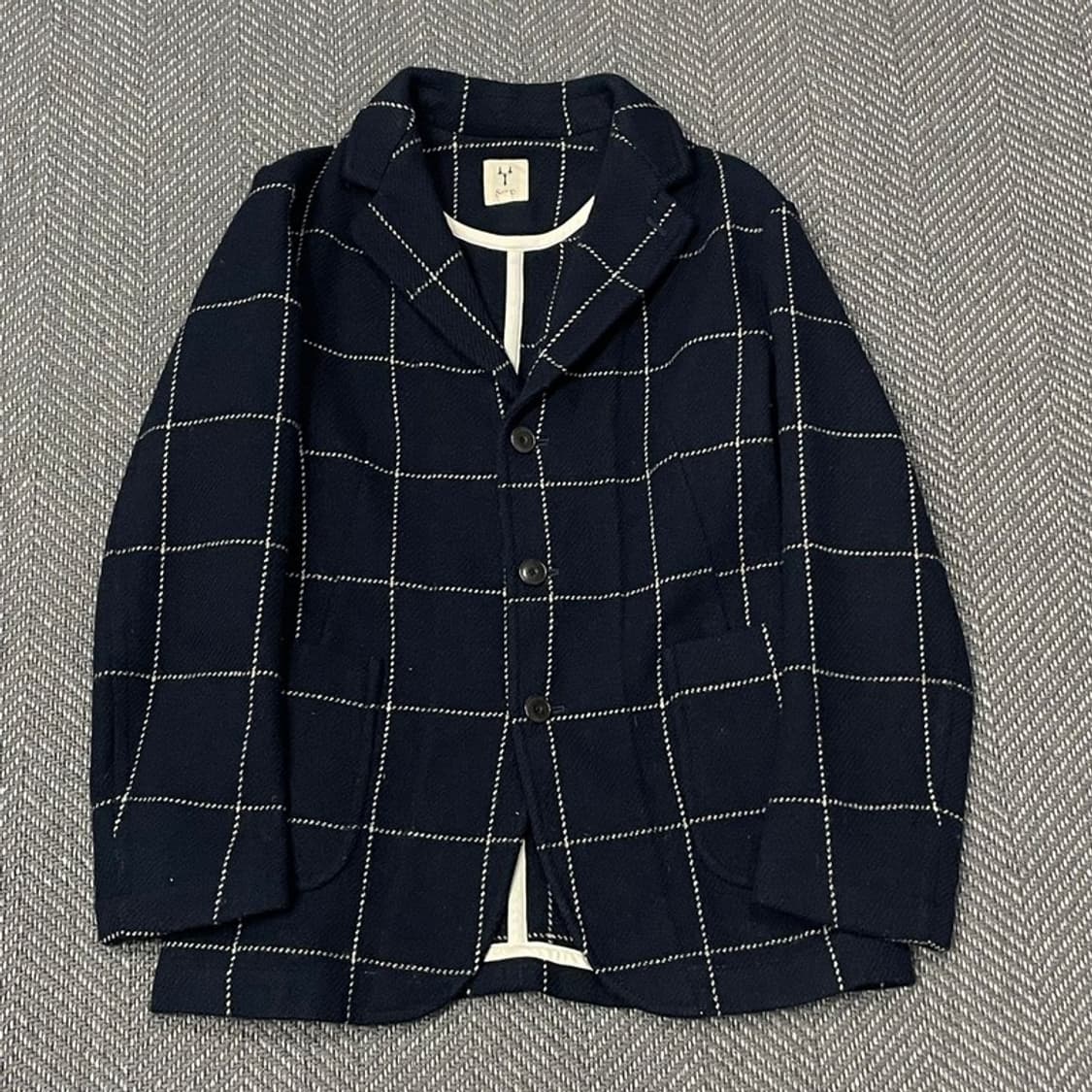 SCYE 싱글버튼 체크 블레이저 v0160 상품이미지1