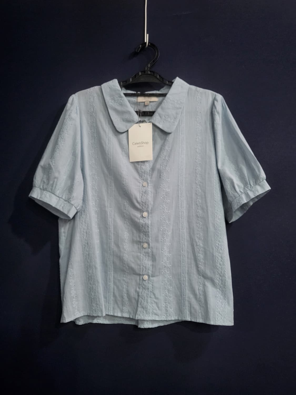 셀렙샵 에디션 순면 자수 블라우스(새상품) 상품이미지1