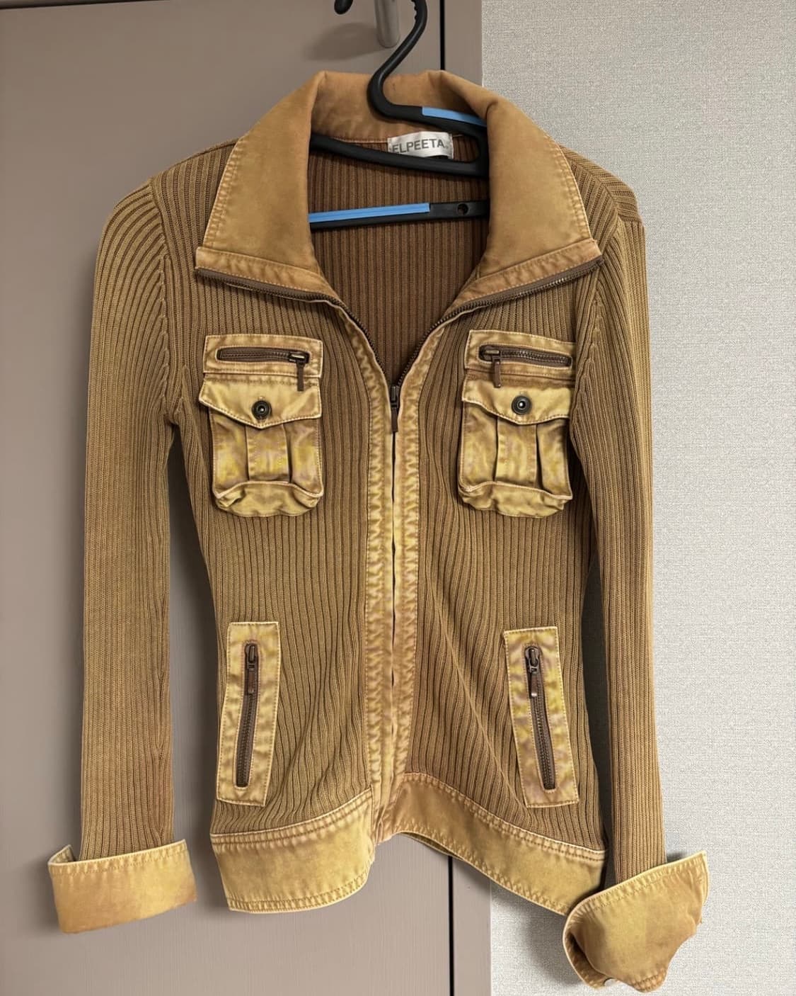 빈티지 니트집업 상품이미지1