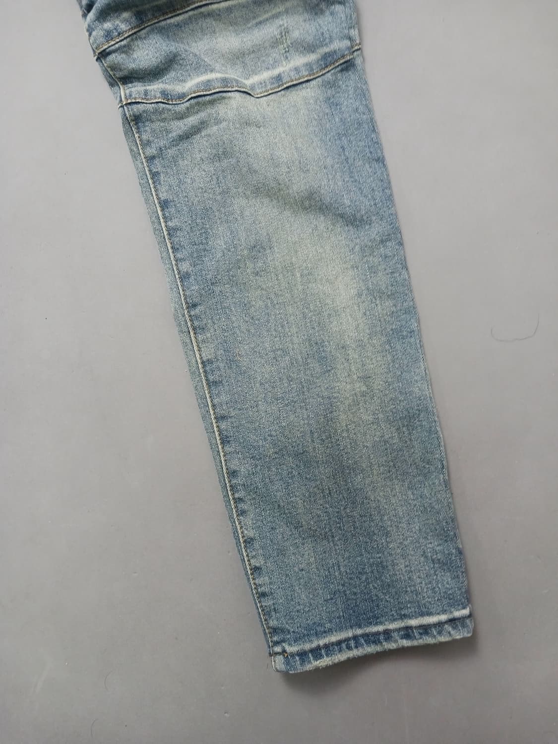 [34] 발망 빈티지워싱 바이커진 청바지 상품이미지5