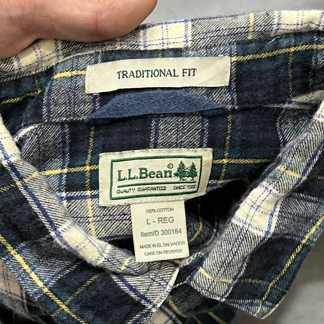  엘엘빈 하프 버튼 체크셔츠 y14543 상품이미지7