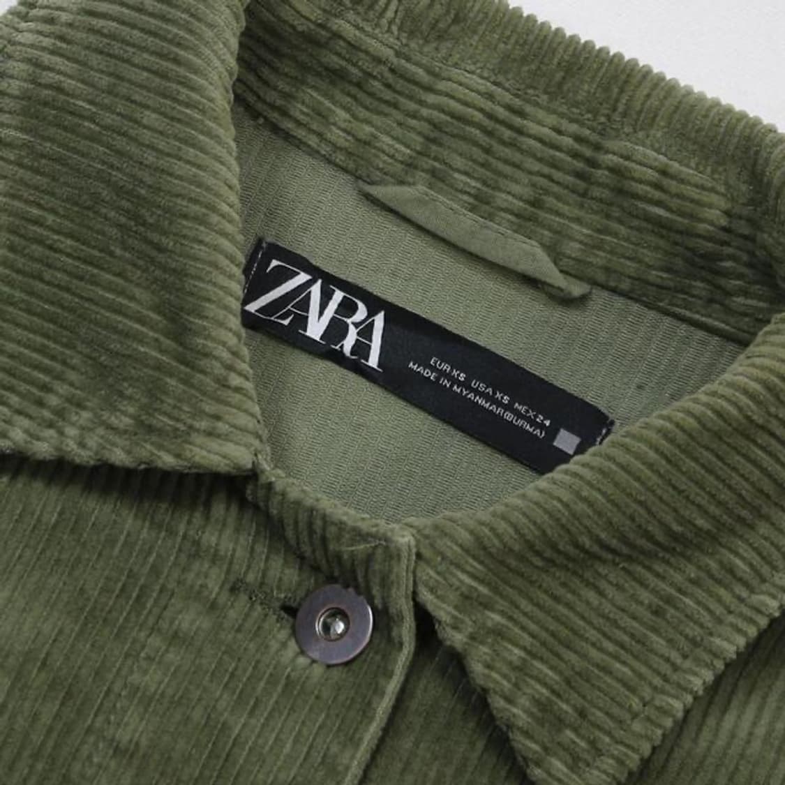 zara 오버핏 코듀로이 자켓 (여성용) 상품이미지5