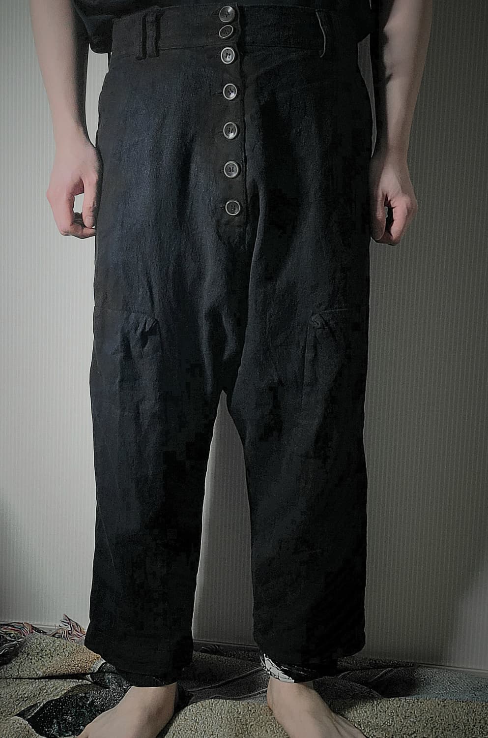 바이탈 by a.f. artefact 린넨 사루엘 팬츠 상품이미지2