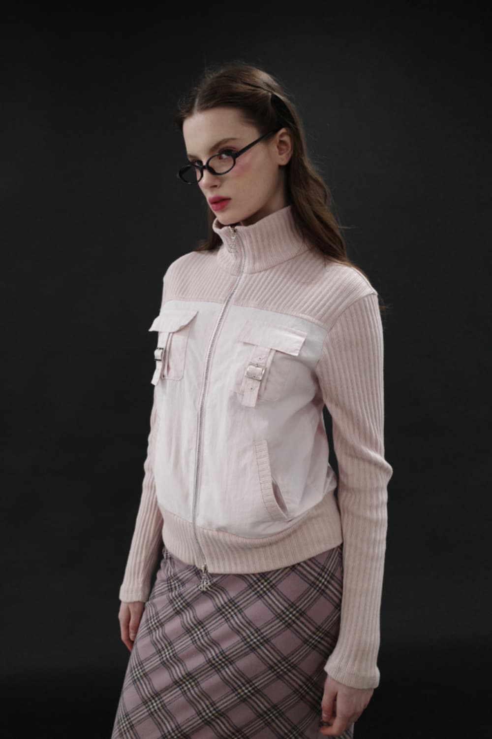 드라이로즈 투웨이 니트 자켓 상품이미지4