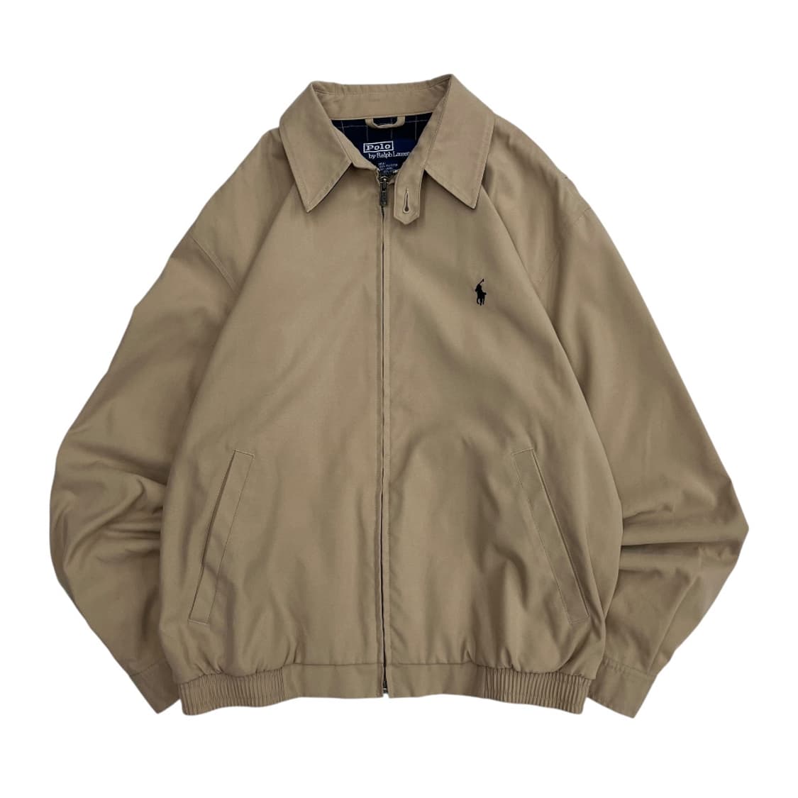 폴로 랄프로렌 네이비포니 베이지 블루종 자켓 S 상품이미지2