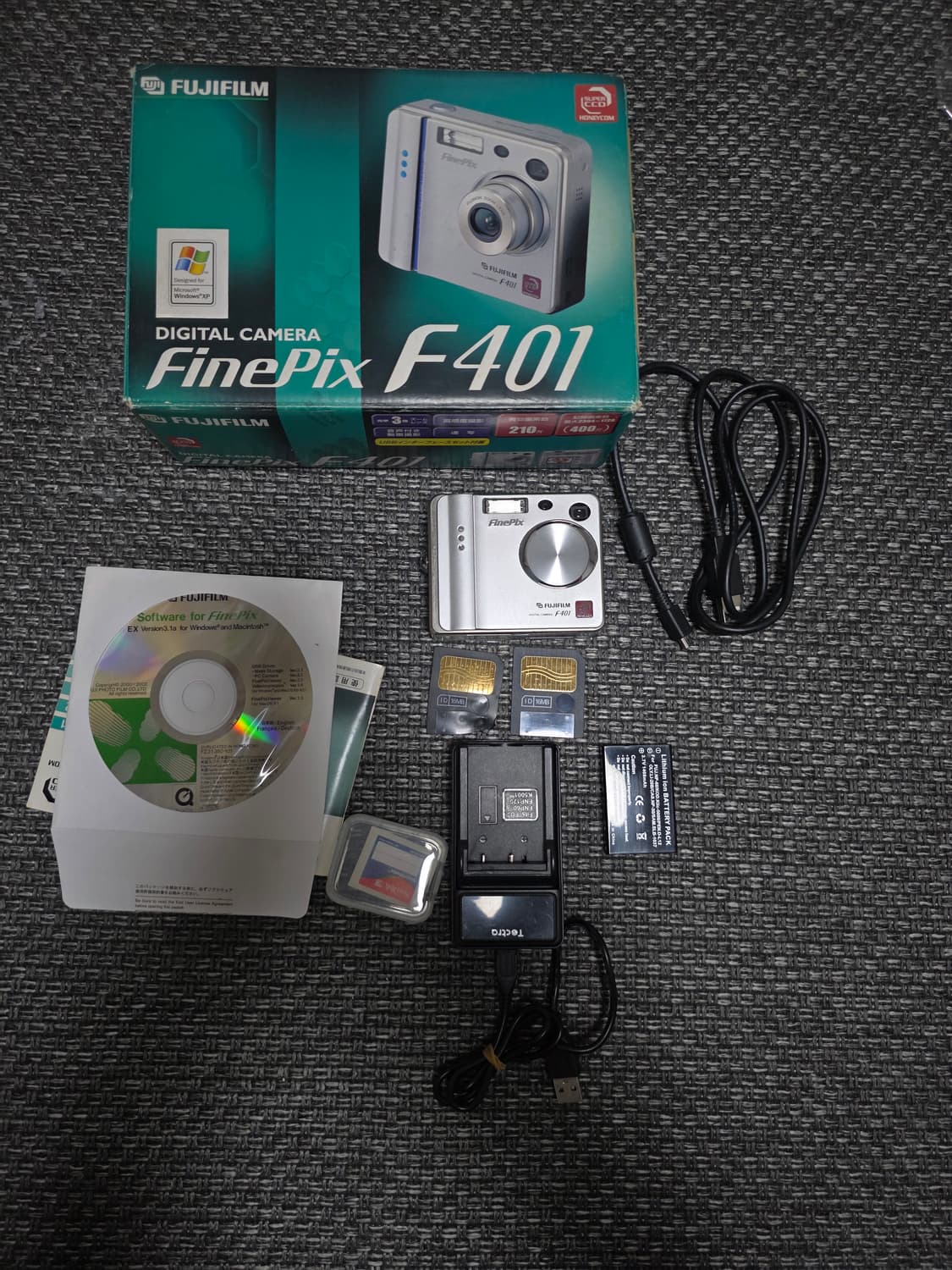 finepix f401/파인픽스 f401/스미카16MB×2/풀박스 상품이미지2