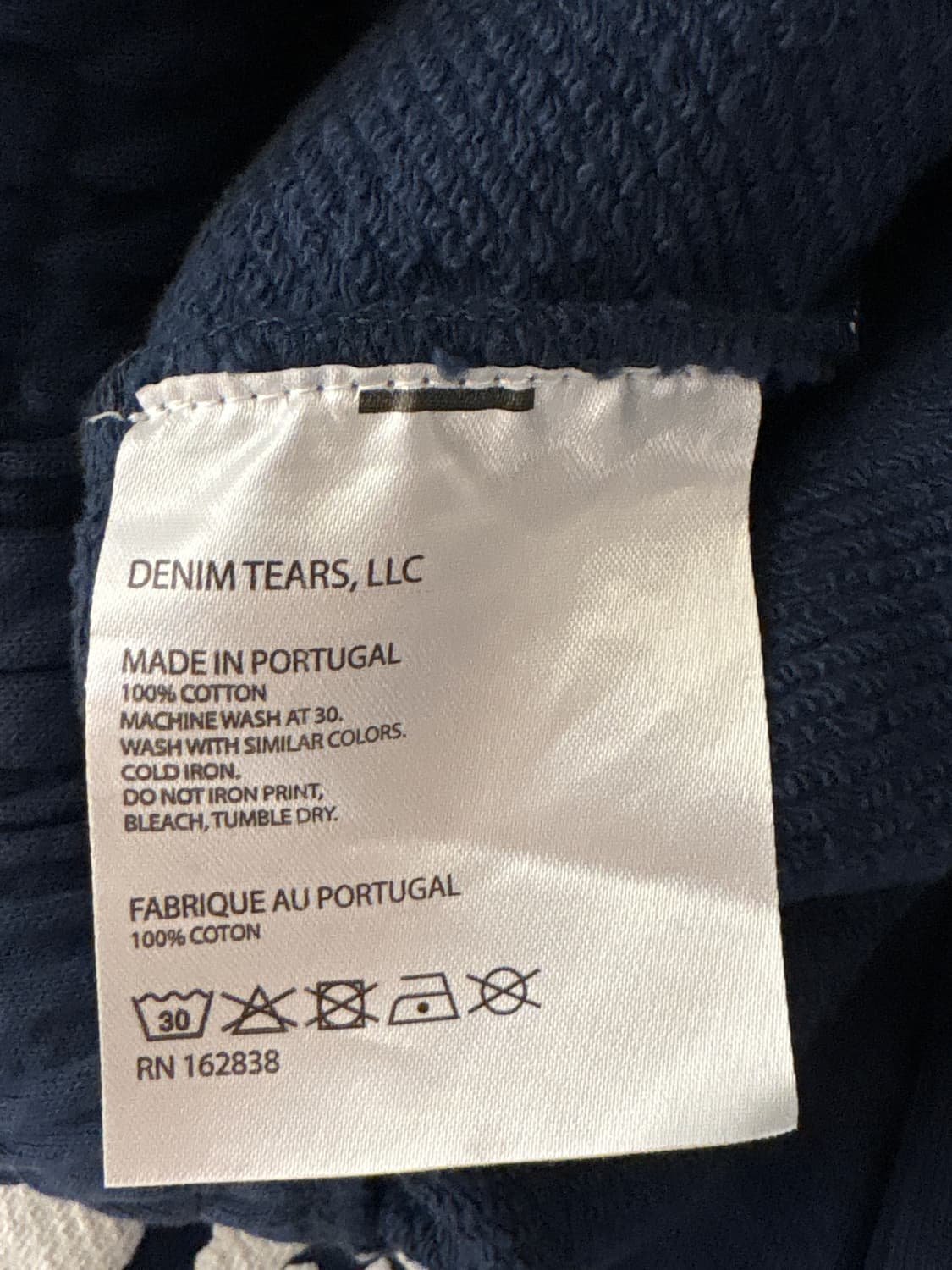 데님티어스 반바지 네이비 XL 상품이미지3