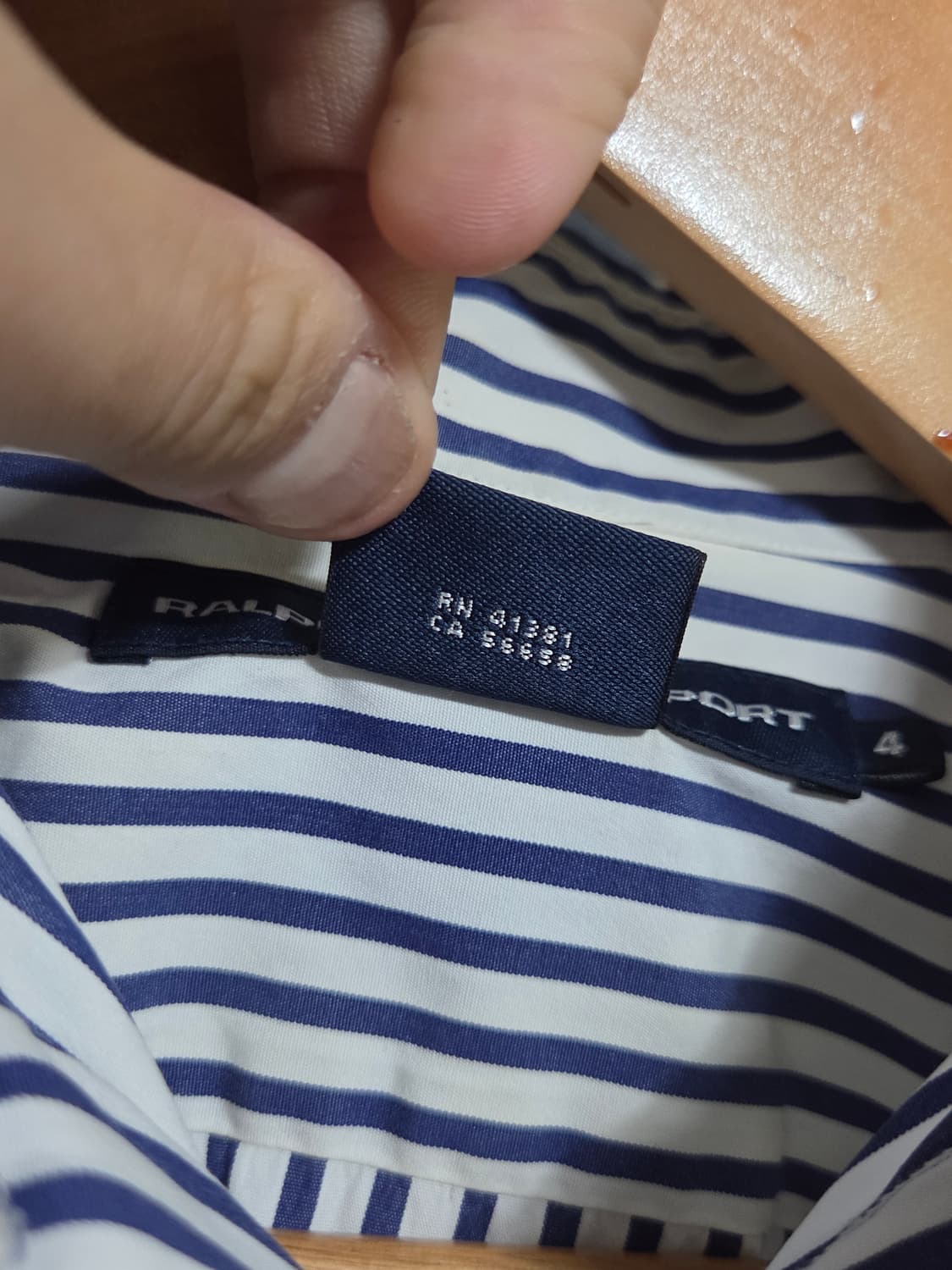 [랄프로렌 스포츠] 코튼 스트라이프 셔츠 | 00156 상품이미지4