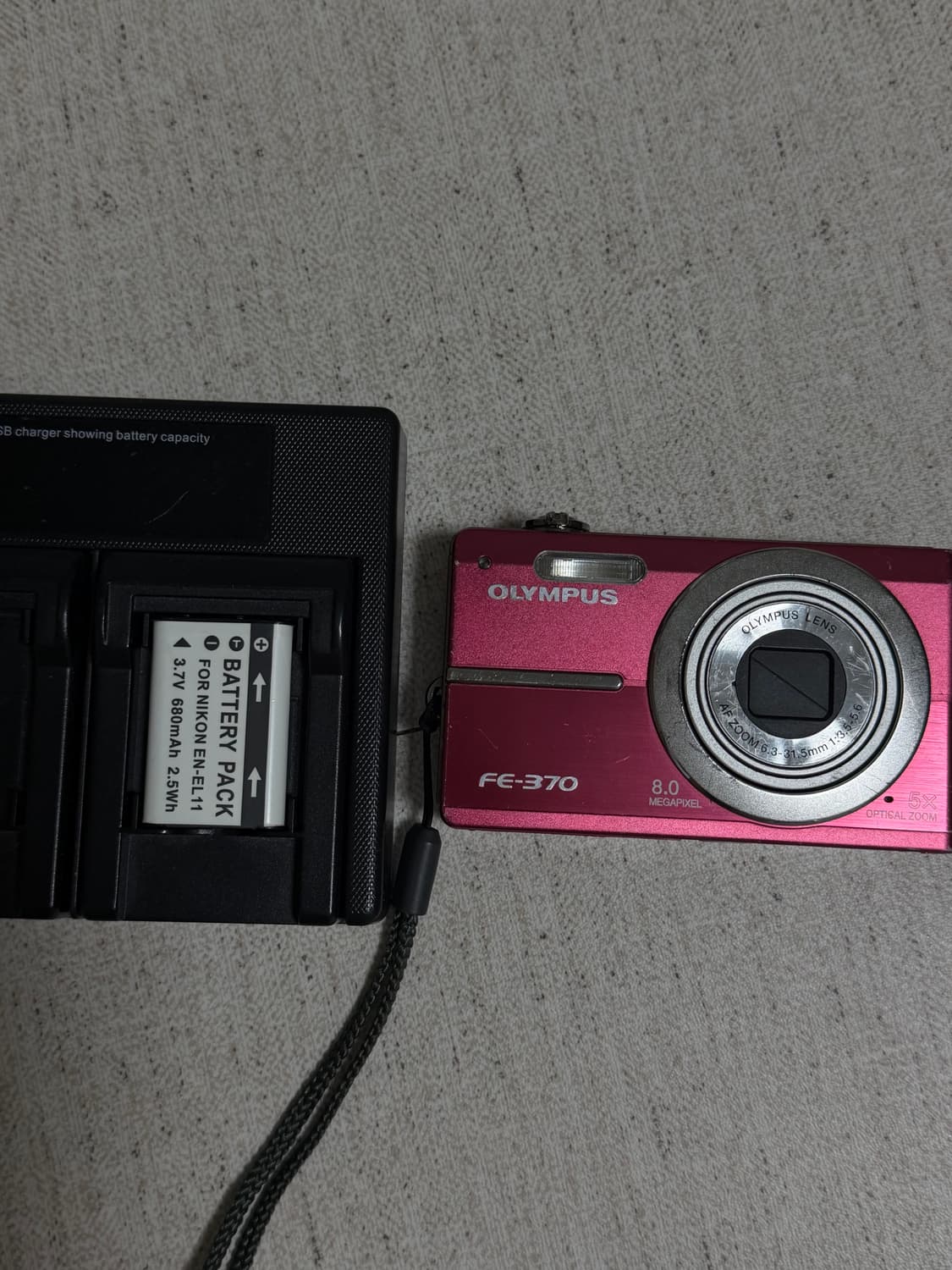 올림푸스 FE-370 핑크  (작례 O) 상품이미지1