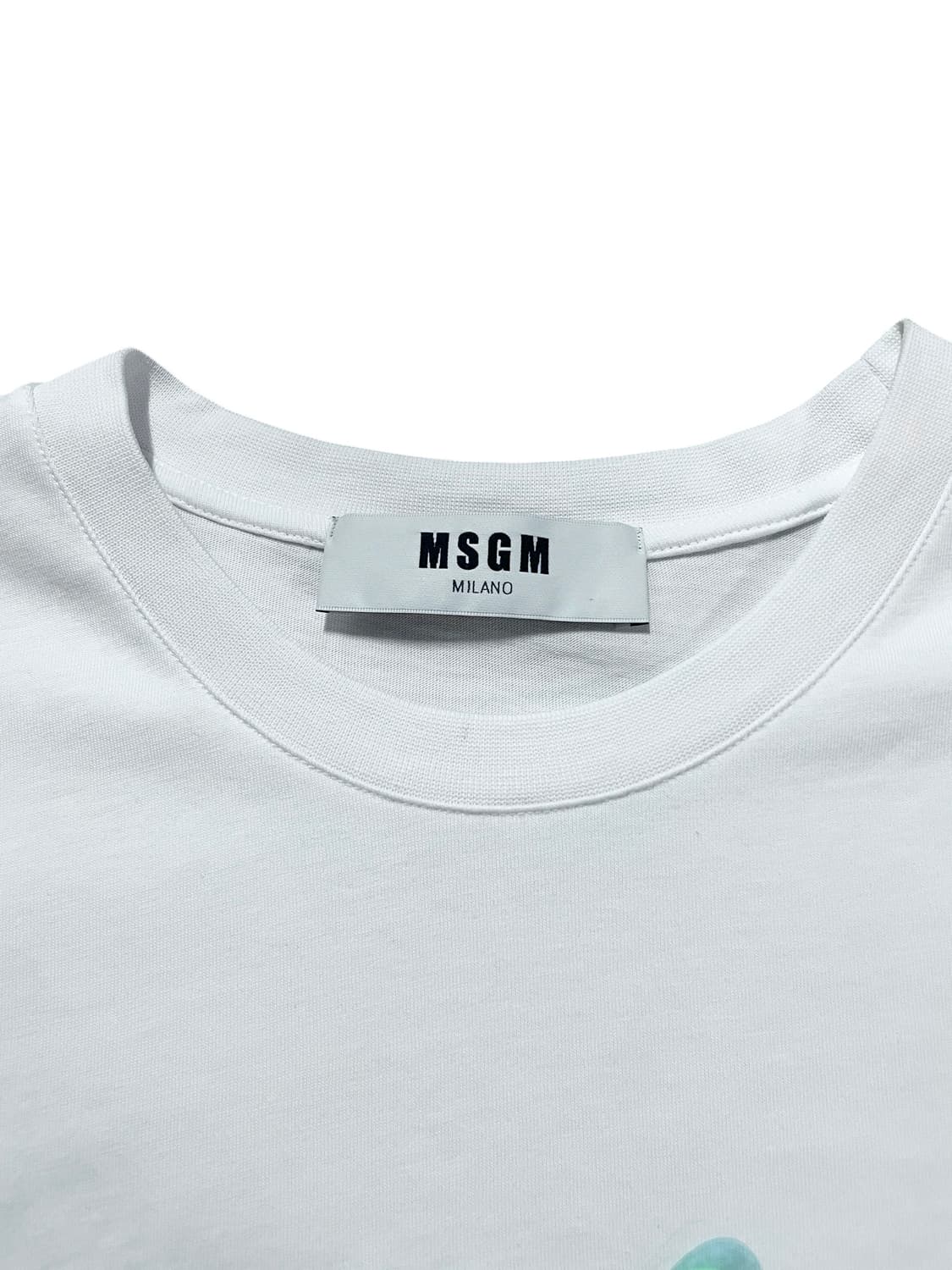 MSGM Beads Corsage Logo T-shirt 상품이미지6