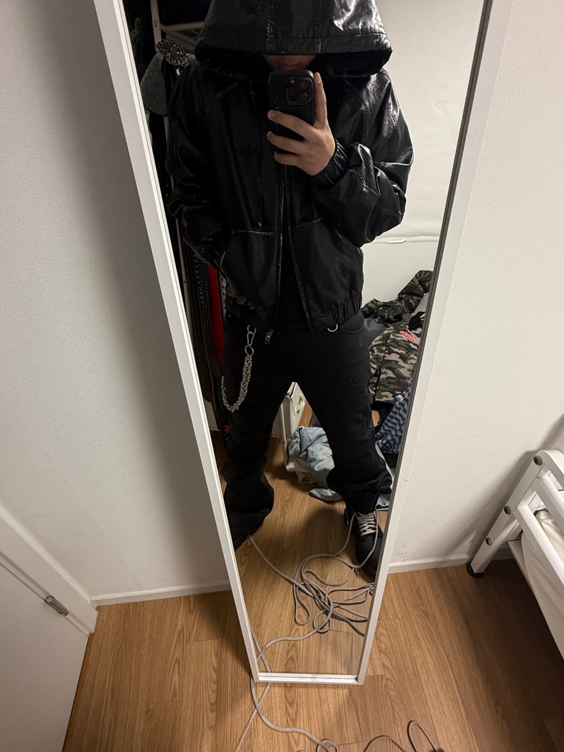 낫포너드 레더 봄버 상품이미지1