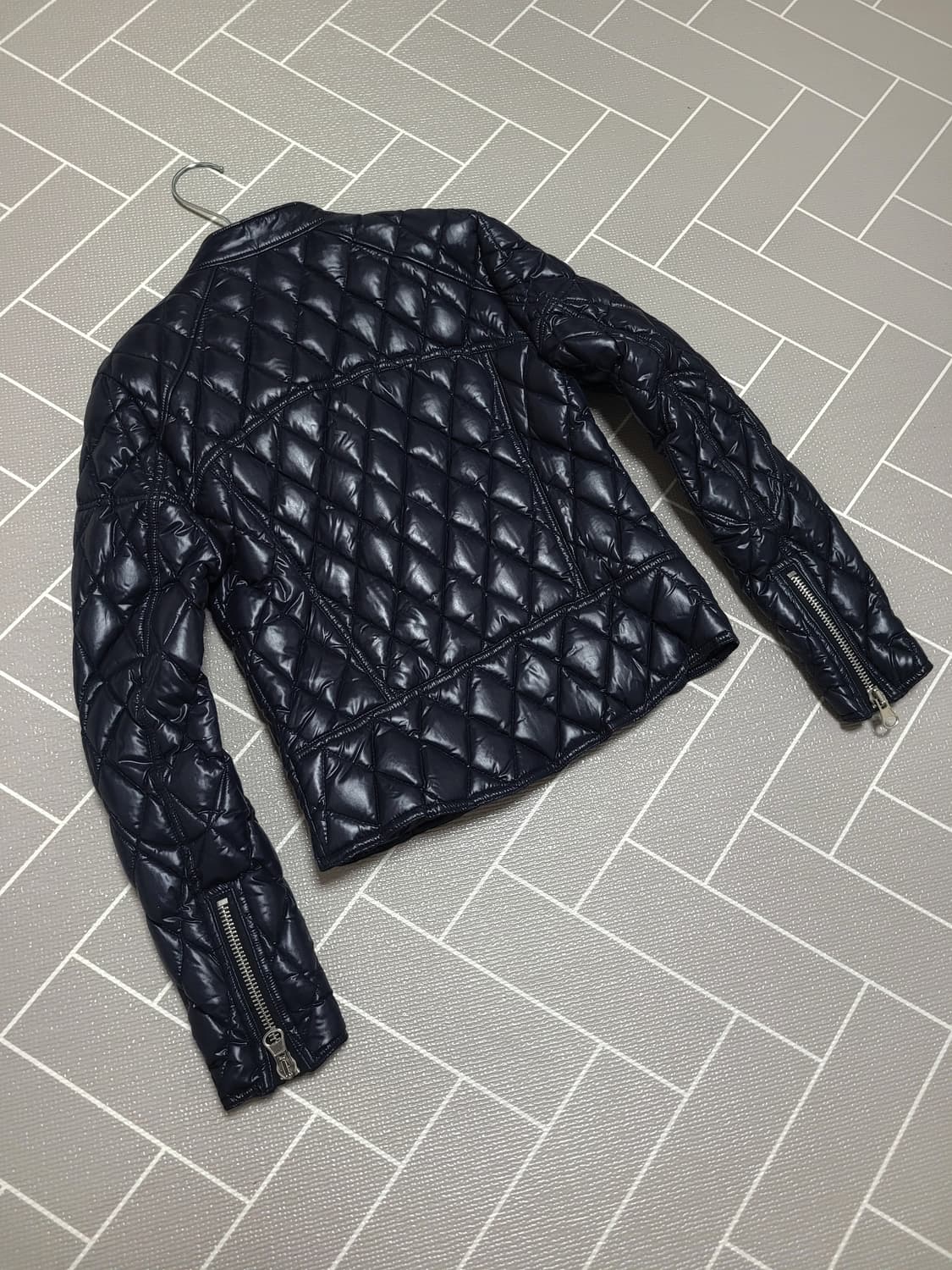 ASPESI 아스페시  덕다운 퀼팅 라이더 자켓 XS 상품이미지2