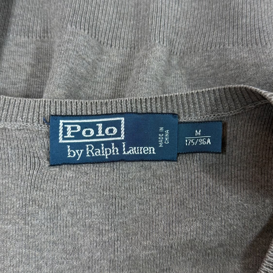 [M/100] 폴로 랄프로렌 브이넥 코튼 면 니트조끼 베스트 상품이미지5