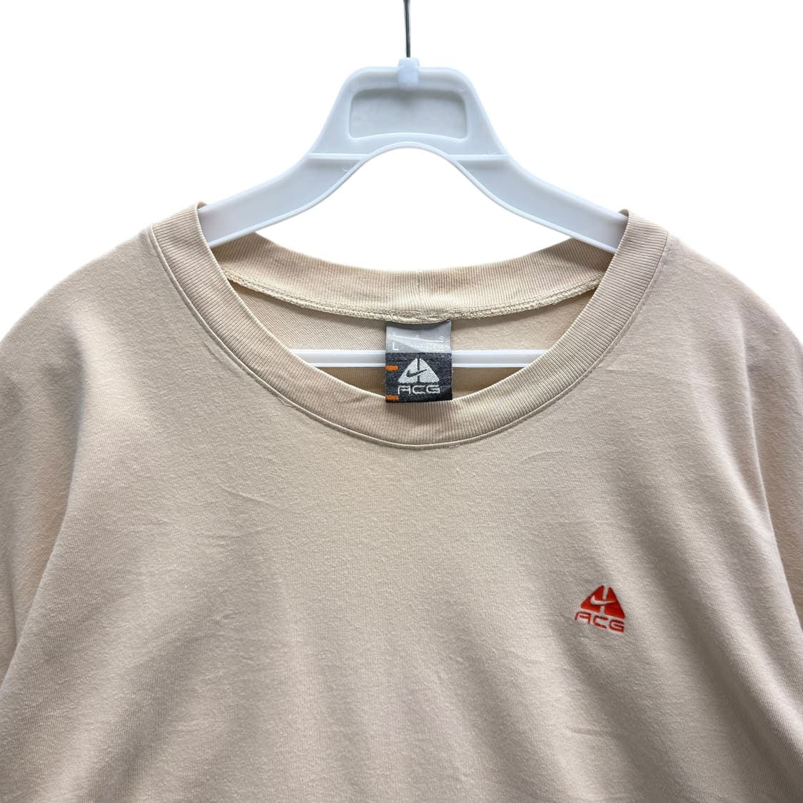 [L] 나이키acg 베이지 반팔 상품이미지5