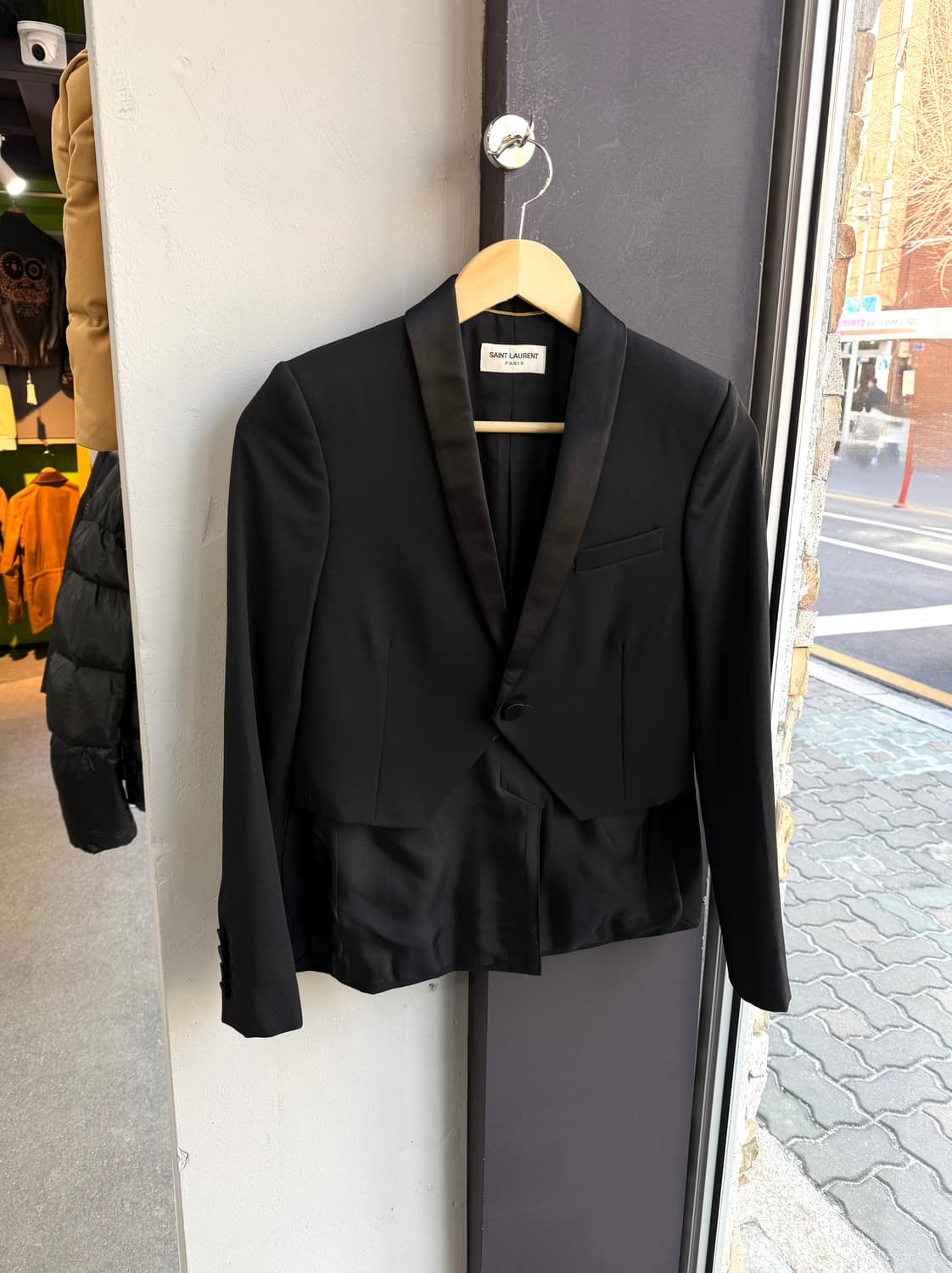 36/ 생로랑 17SS 크롭 비대칭 블레이저 자켓 상품이미지2