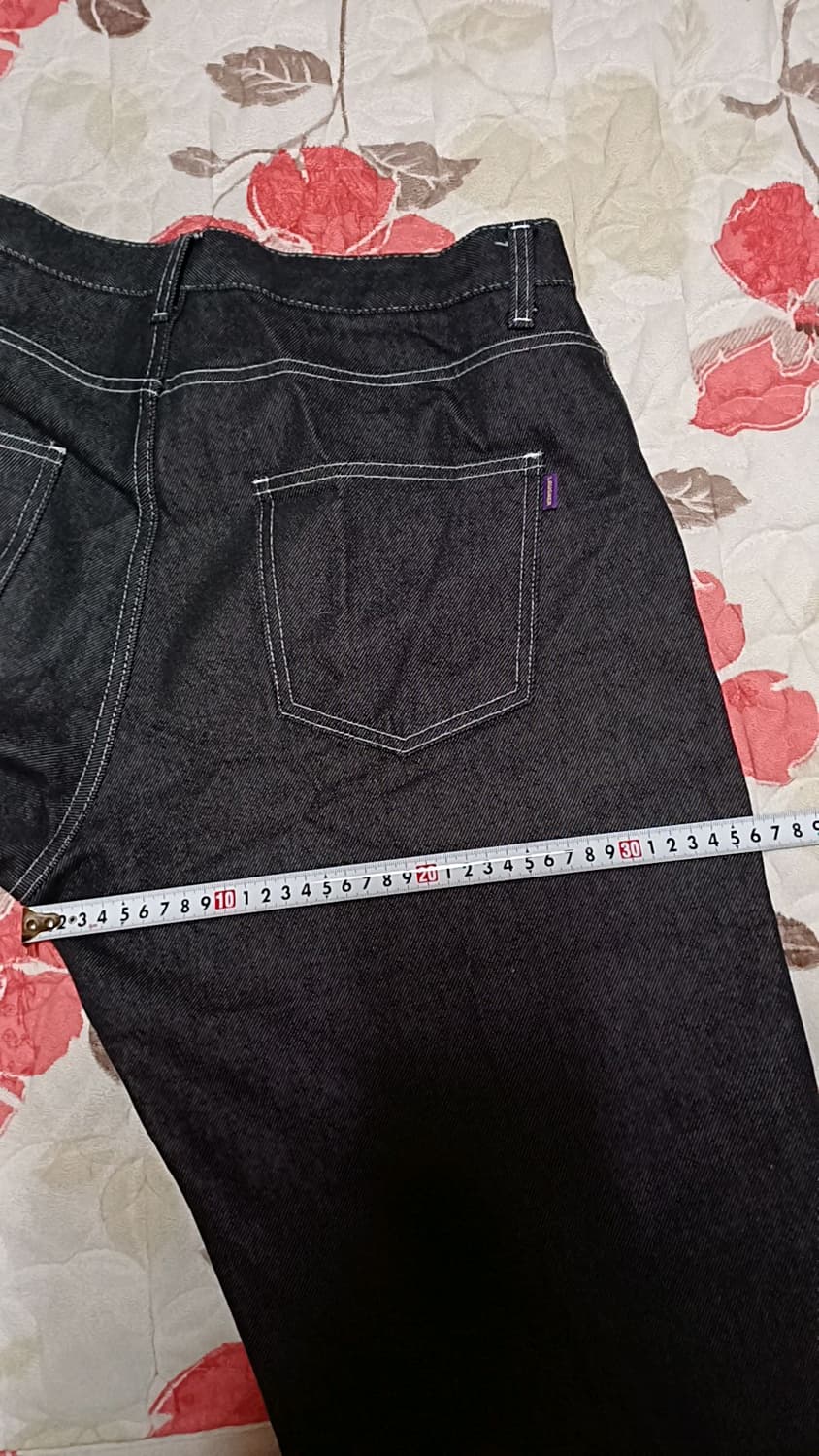 라퍼 와이드데님팬츠 실측33인치 기장105 상품이미지8