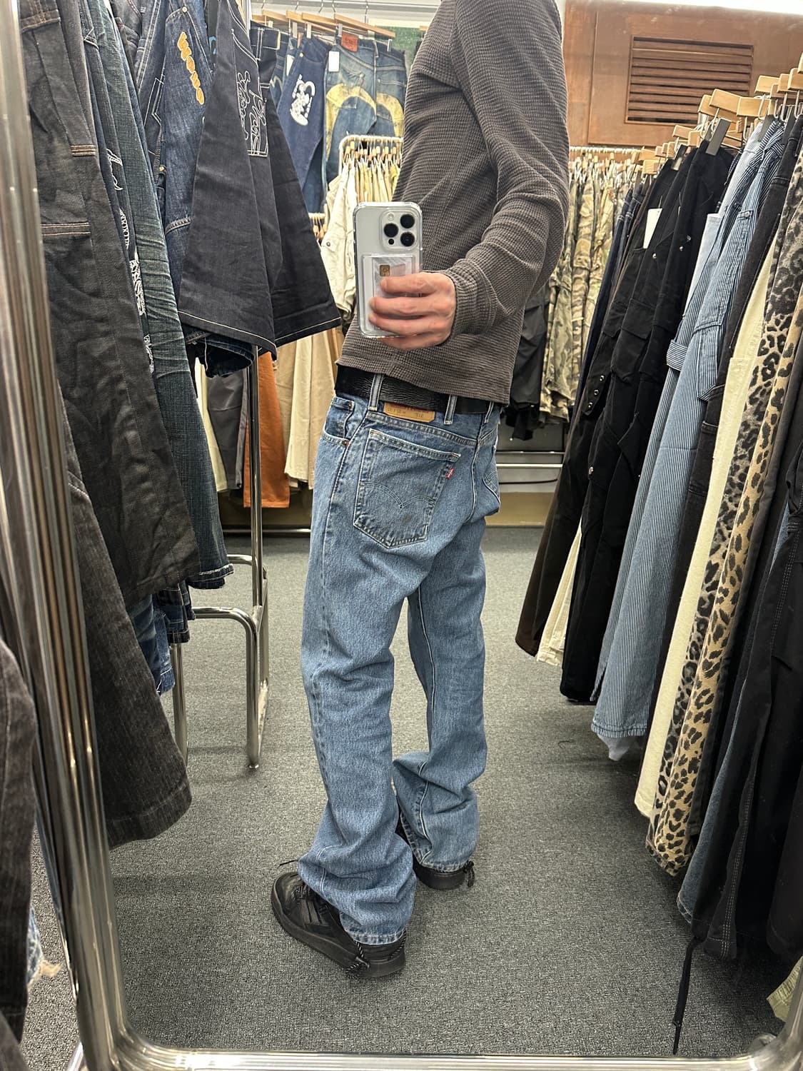 32) 리바이스 517 부츠컷 데님팬츠 연청 상품이미지1