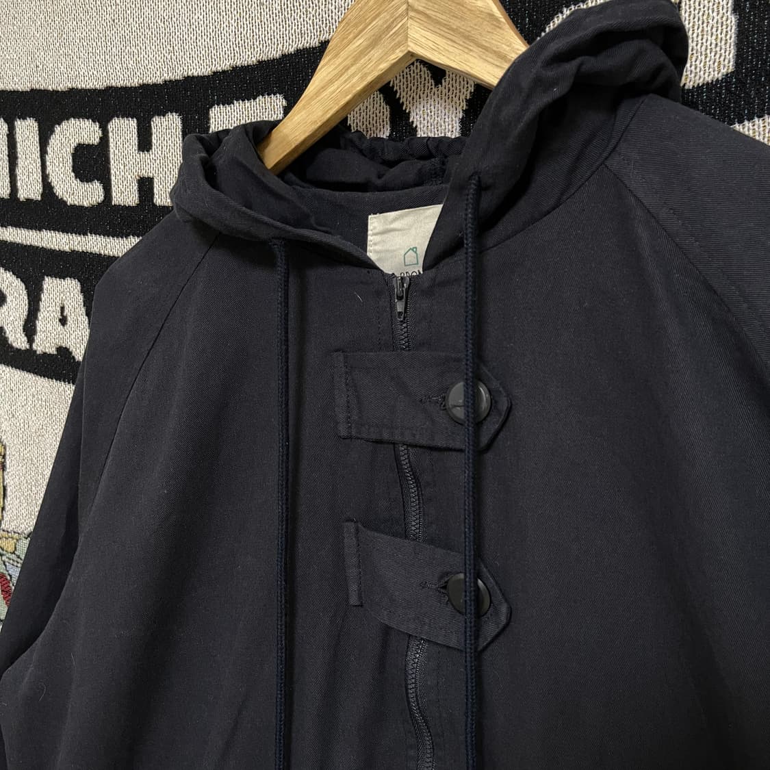 바온 BAON 리본 포켓 후드 자켓 상품이미지4