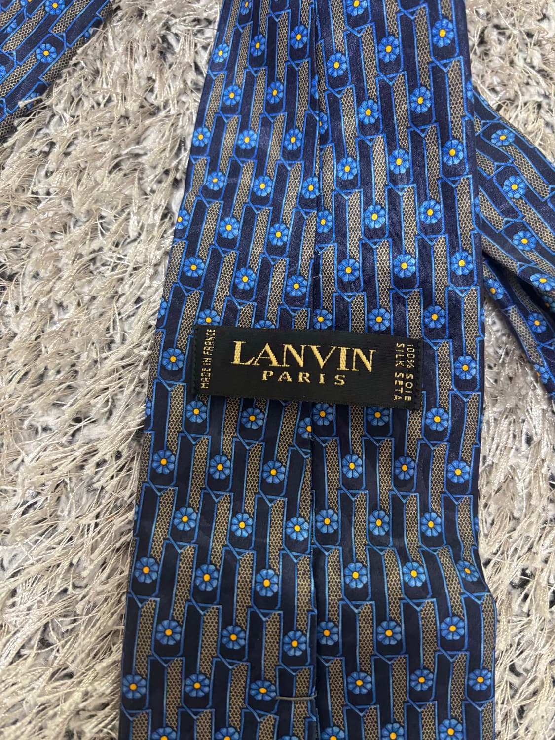 프랑스제 LANVIN 넥타이 실크 100프로 넥타이 상품이미지3