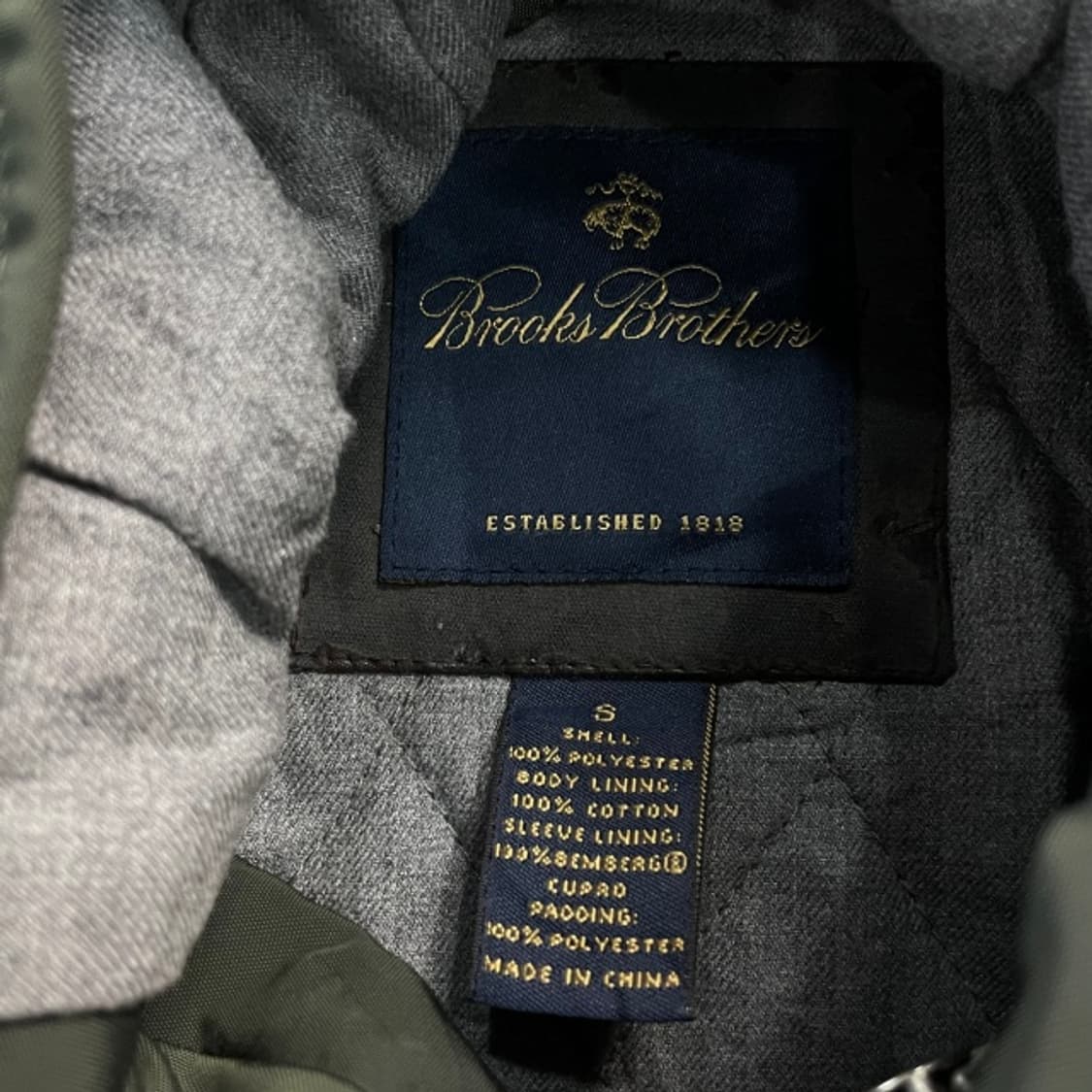 95-100 브룩스브라더스 나일론 더플 코트 상품이미지3