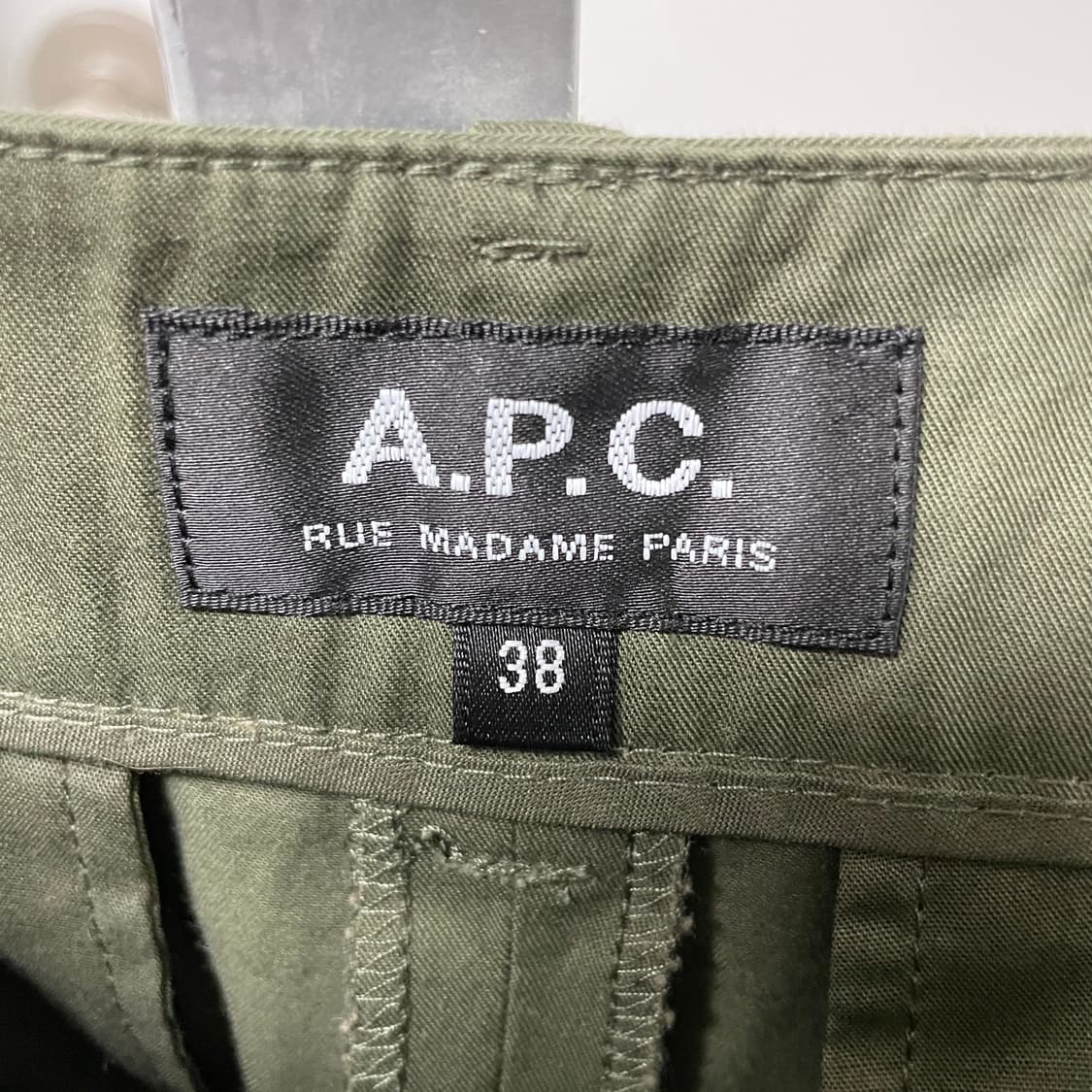 APC 아페쎄 카키 팬츠 38(W) 상품이미지5