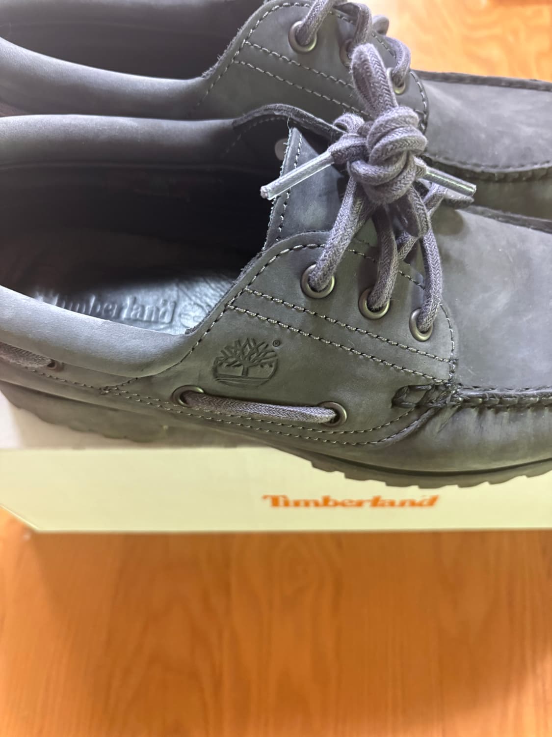 팀버랜드 보트슈즈 3아이 다크그레이 누벅 상품이미지6