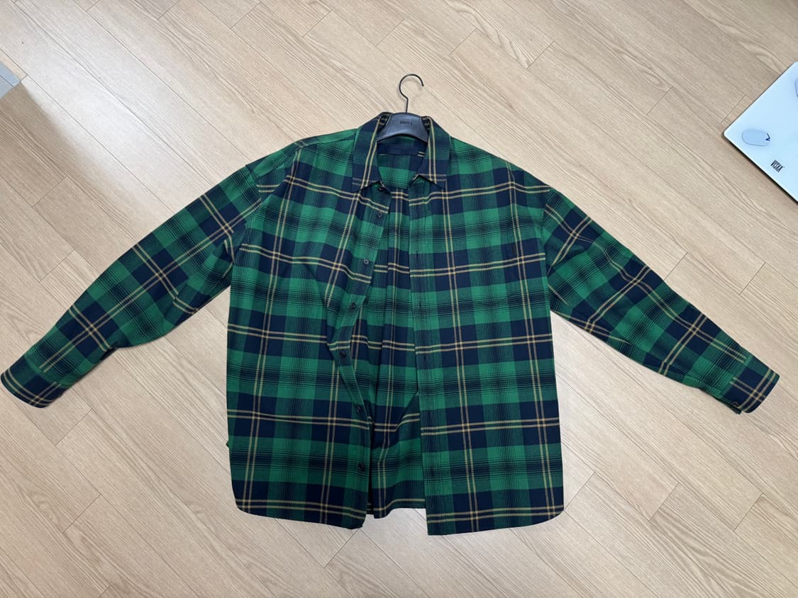 준지 체크 오버셔츠 상품이미지1