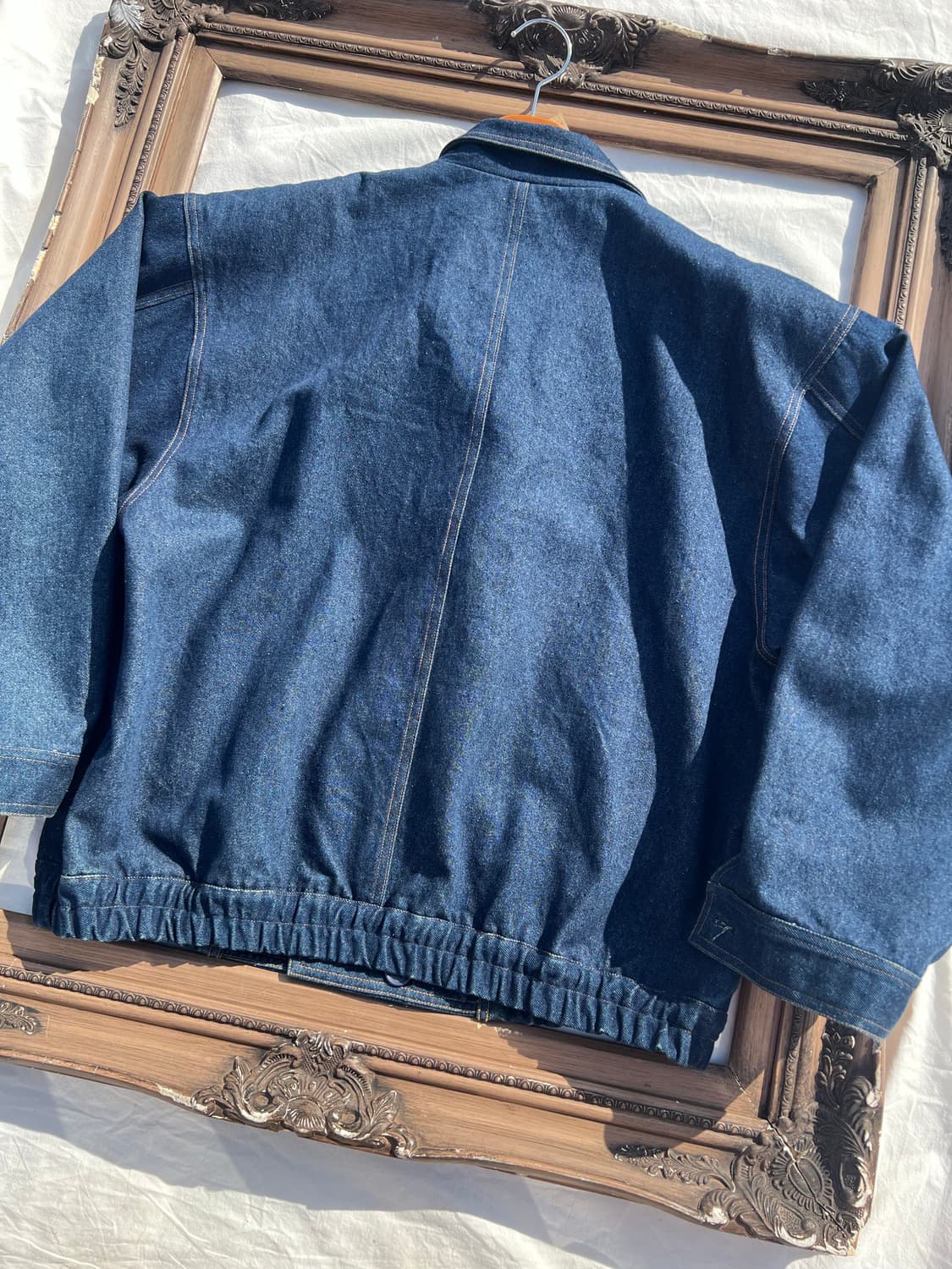 블루종 더블 데님 자켓 상품이미지6