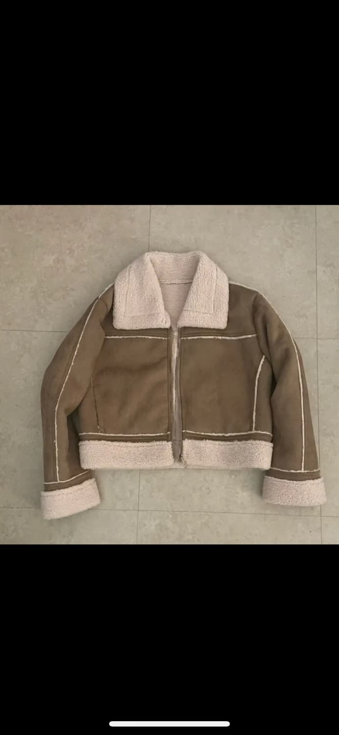 새상품)JJ지고트 크롭 무스탕 상품이미지1