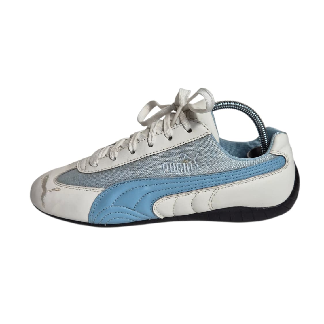 240) PUMA 푸마 OG 스피드켓 메탈릭 인서트 화이트 블루
 상품이미지3