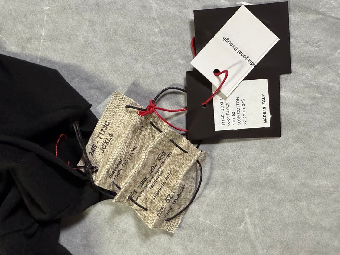 [52] ma+ 엠에이크로스 스퀘어 넥 티셔츠 블랙 상품이미지6