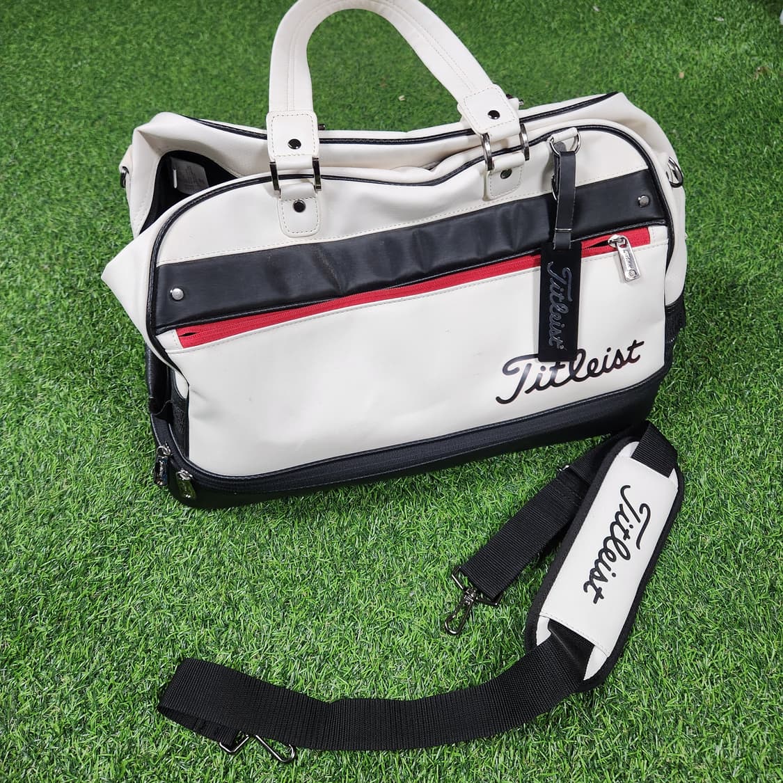 타이틀리스트 화이트 보스턴백 │ 골프·여행 다 되는 클래식템 상품이미지10