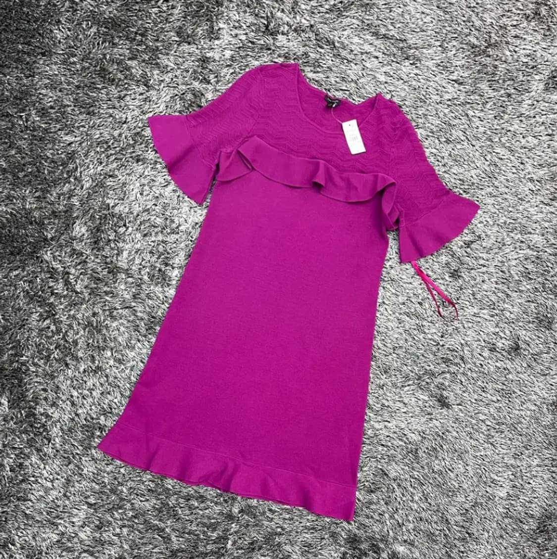 (새)앤테일러 프릴 니트 원피스 (S) 상품이미지1