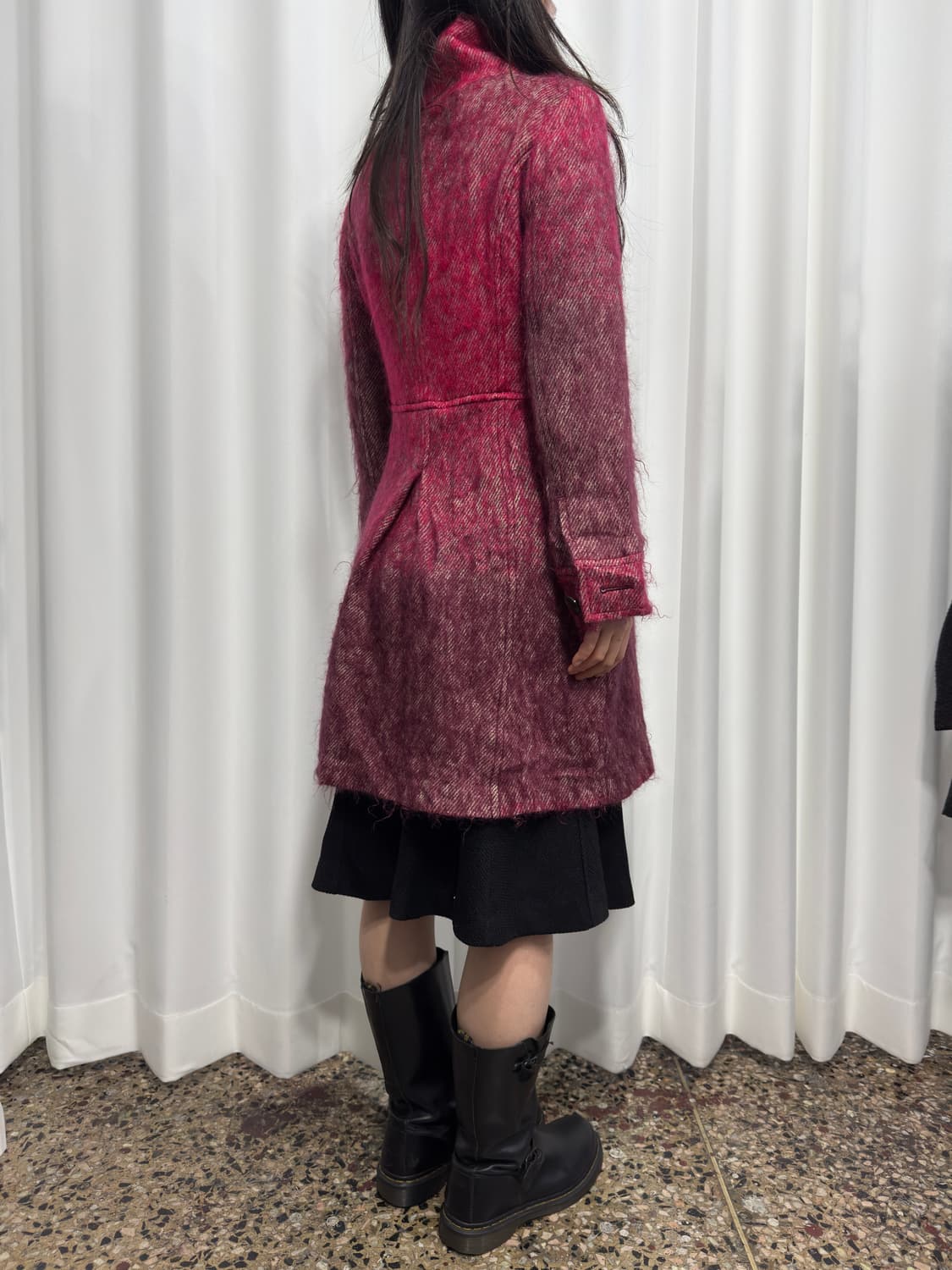 1eins schritt gradation pink wool coat 상품이미지7