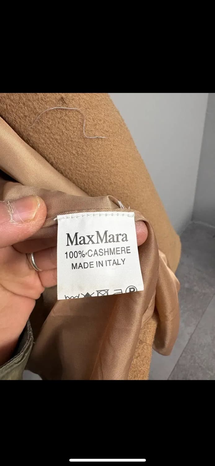 막스마라 카멜 캐시미어 코트 H1946 상품이미지8